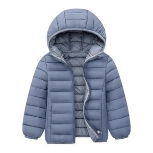 New Kids Boy Down Jacket Autumn Winter Coats Warm Hooded Boys Size 5/6
